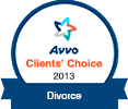 Avvo Clients Choice 2013 - Divorce - Badge