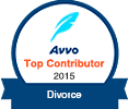 Avvo Top Contributor 2015 - Divorce - Badge